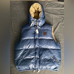 NWT Polo Ralph Lauren Puffer Vest Men Sz XXL Down Full Zip W Detachable Hood